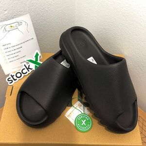 Slide-On Black Women's Comfort Sandals